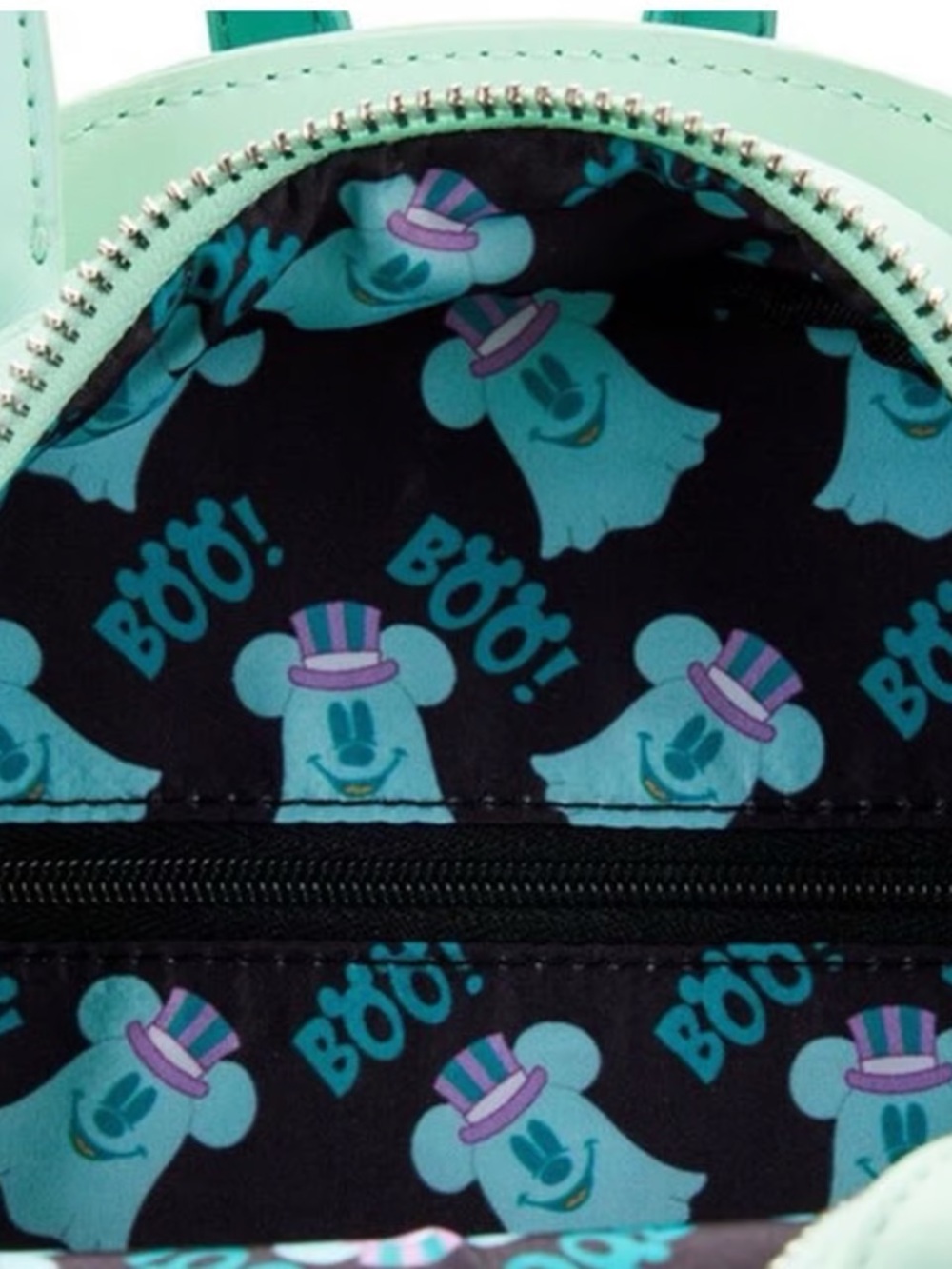 Loungefly Disney Pastel Ghost Mickey Mouse Glow Mini Backpack - Picture 5 of 5